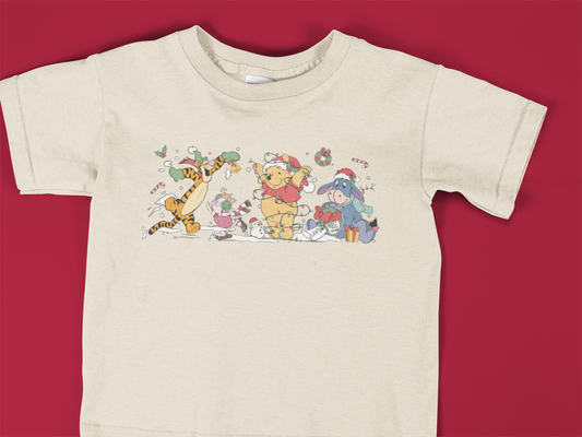 Pooh and Friends Christmas Childrens Tee