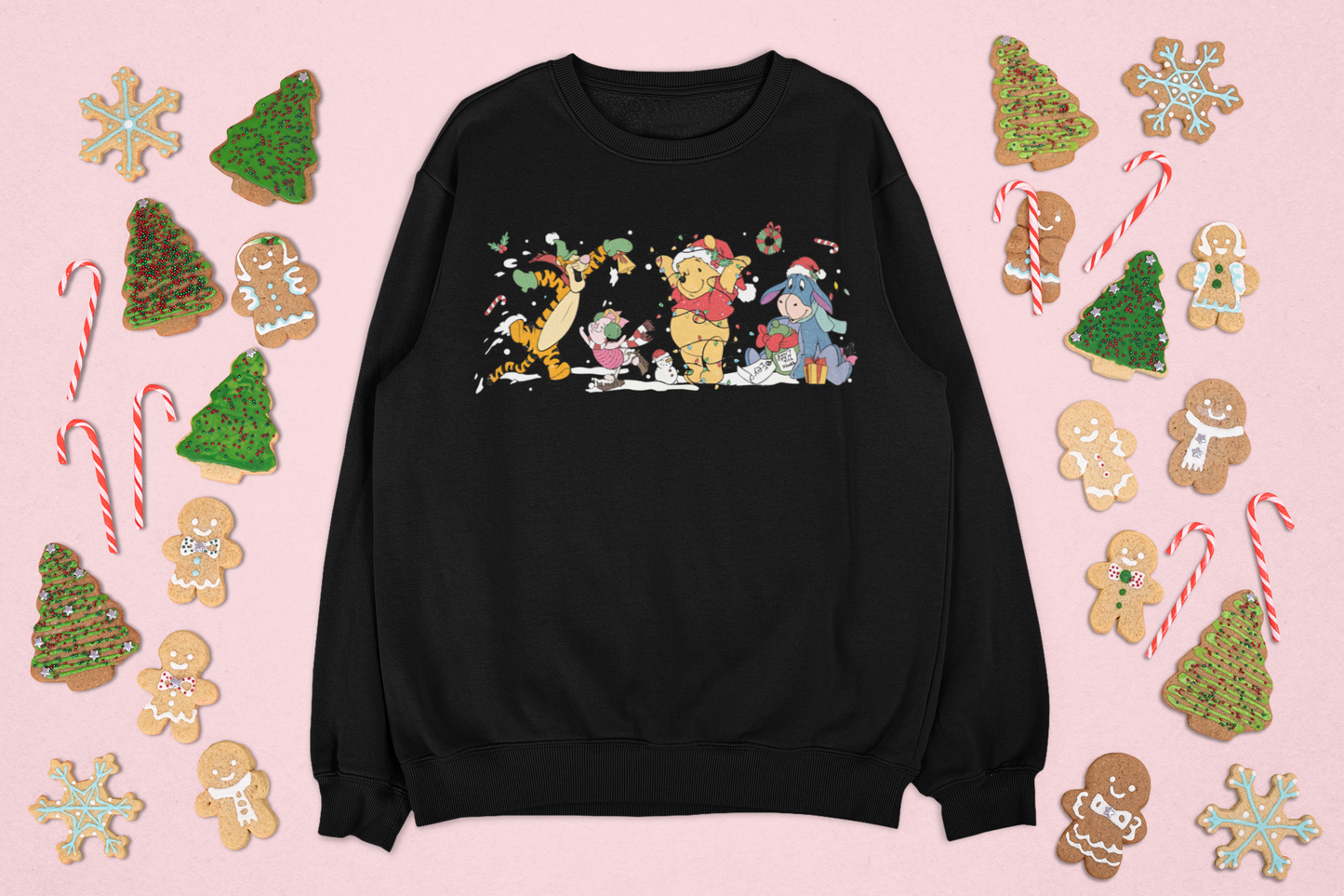 Pooh Bear and Friends Winter Wonderland Sweatshirt